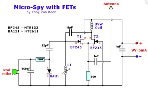 利用FET組件設計微間諜電路 集成電路設計指南